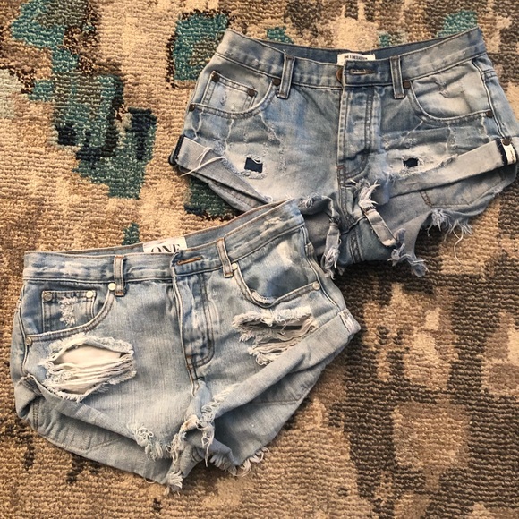 One Teaspoon Shorts Bundle - Picture 1 of 8